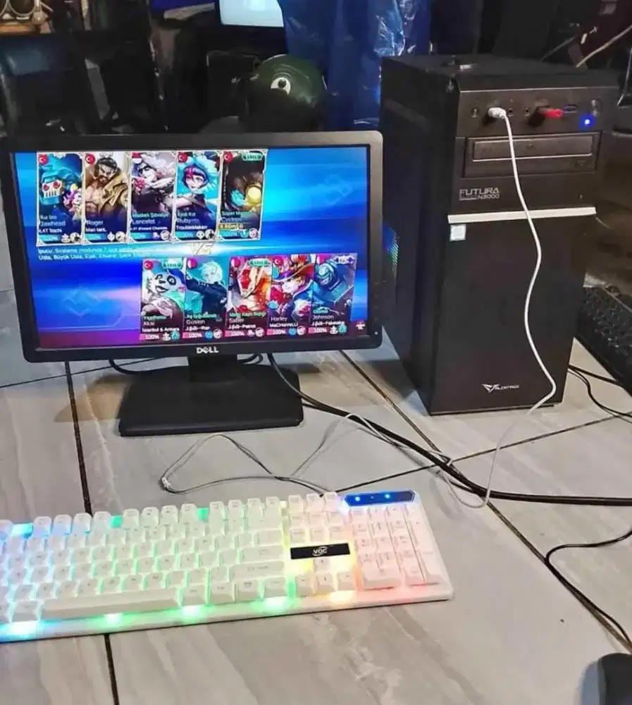 komputer DDR4 i5-7400+8gb+VGA 2gb edit game kantor siap pakao