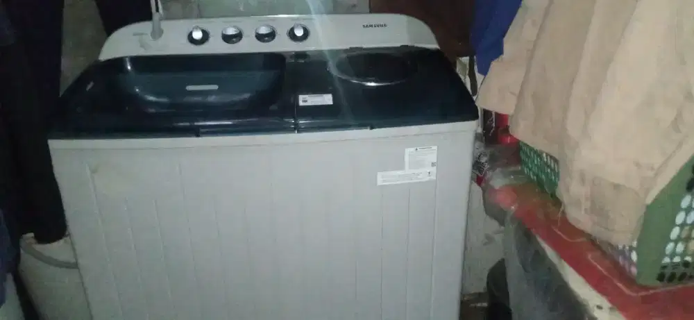 Dijual Cepat Mesin Cuci 2 Tabung SAMSUNG Super Jumbo Kapasitas 12kg