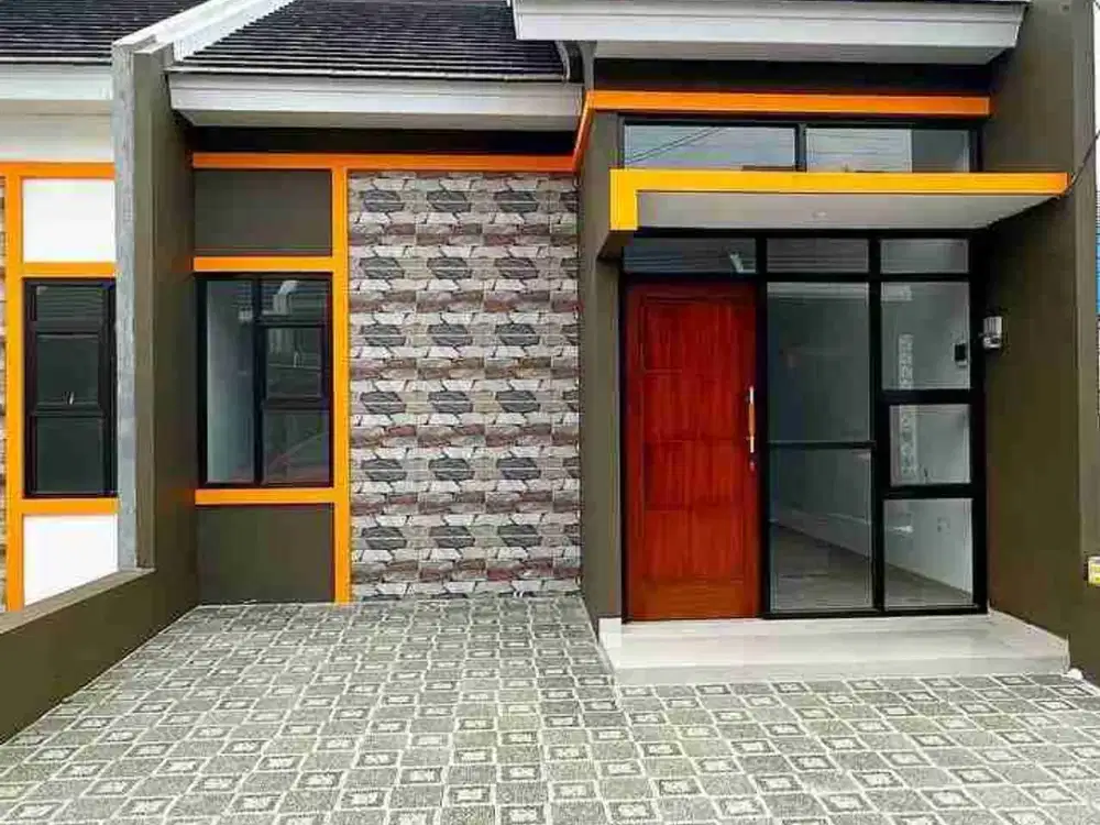 Rumah baru siap huni bisa kpr cluster dekat mabes TNI bambu apus Cipayung jaktim