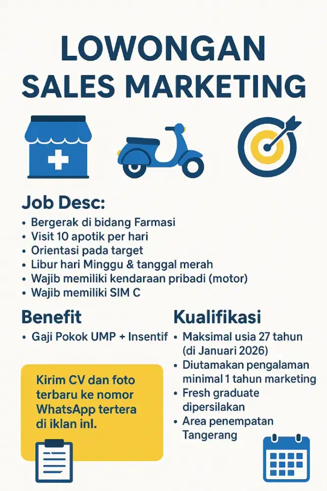 Lowongan Sales Marketing