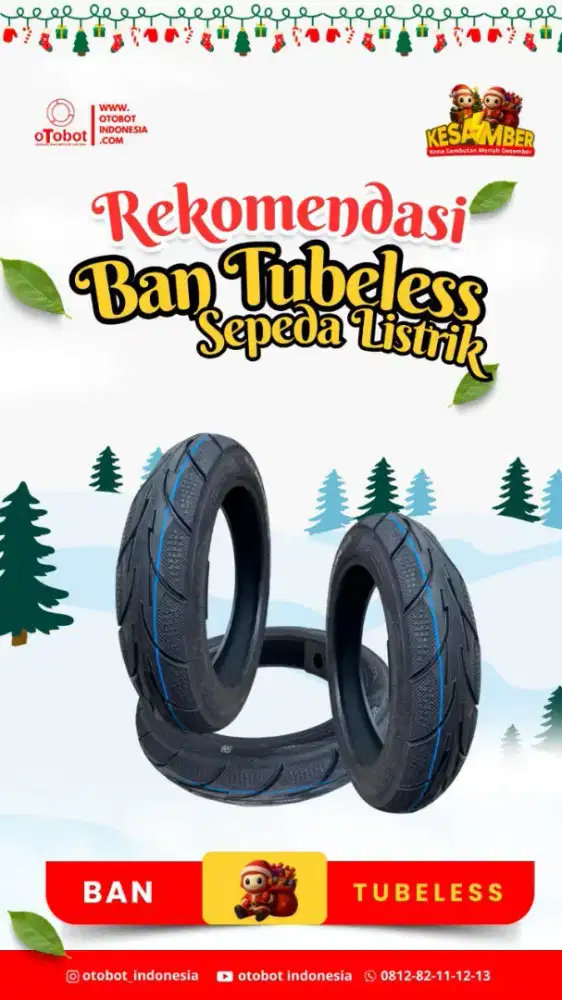 Ban tubles sepeda listrik