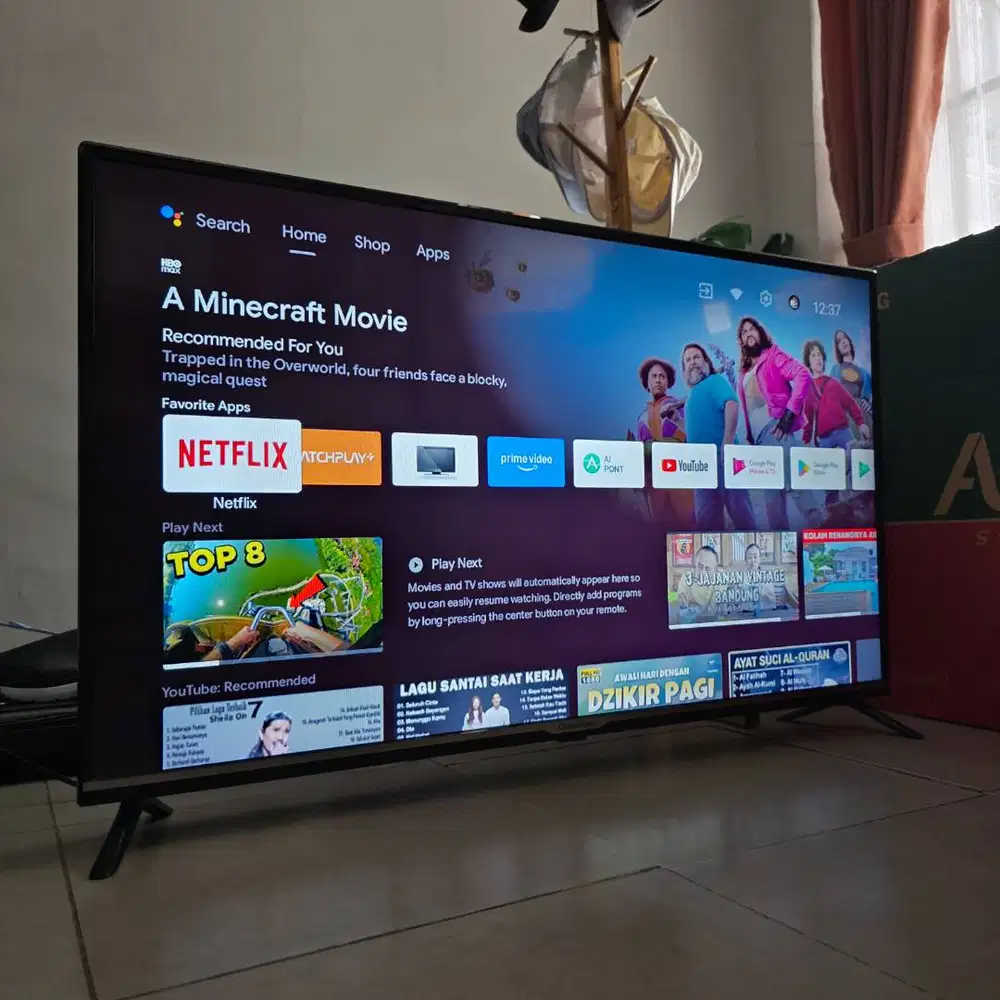 DIJUAL ANDROID TV CHANGHONG 43 BAGUS