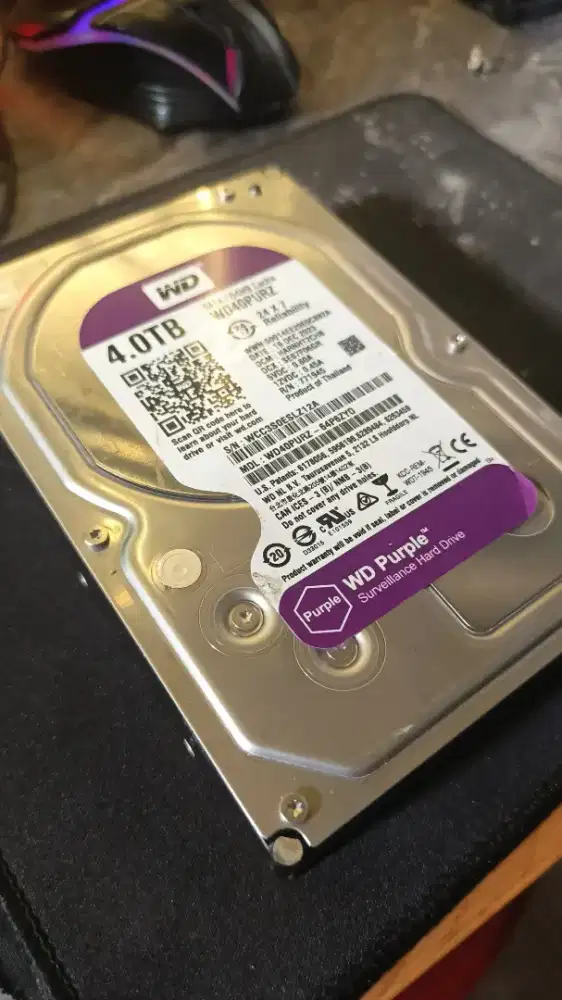 Hardisk wd purple 4tb