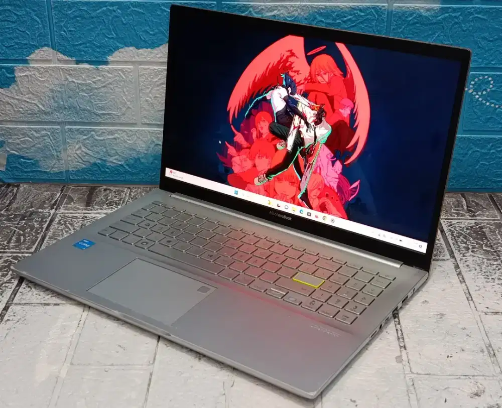 Slim 15inch OLED Ringan Asus Vivobook X513EAN i3 Gen 11 4/512