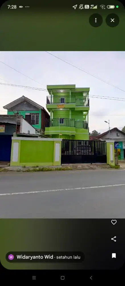 Oper kamar kos tepi jalan raya cangkiran Bubakan mijen semarang