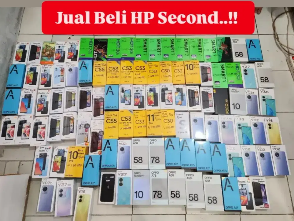 Tampung HP Second..