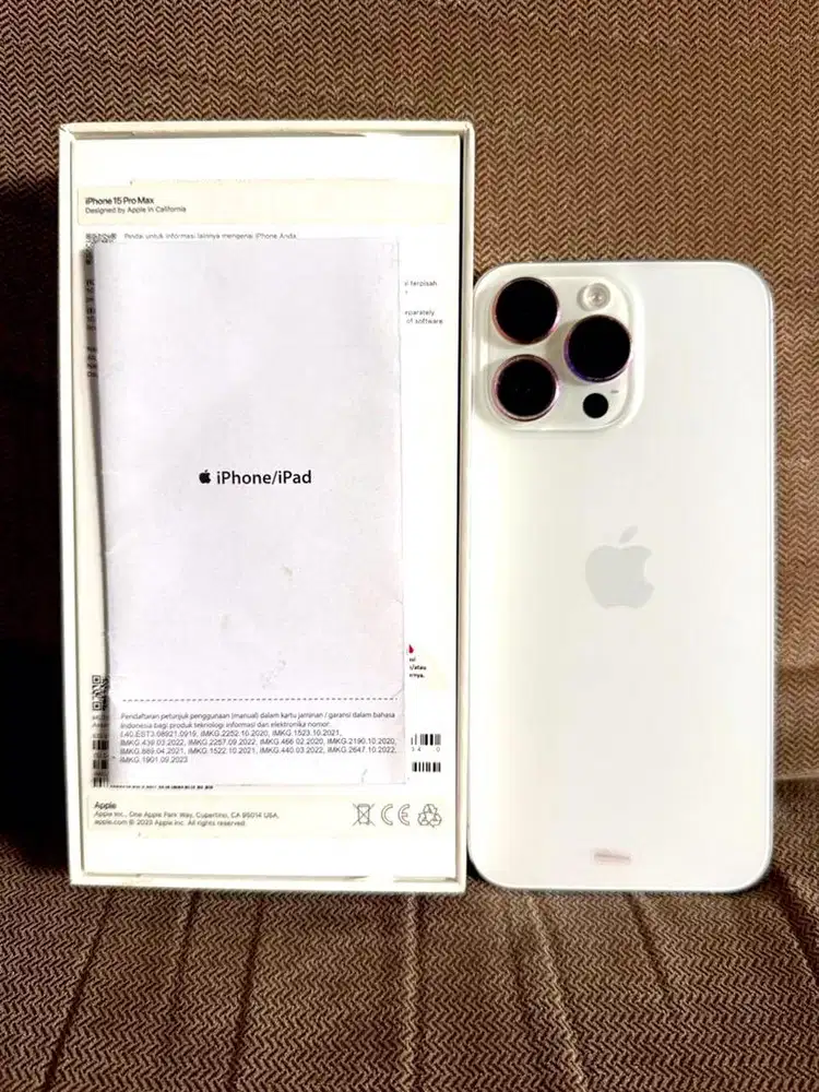IPHONE 15 PRO MAX IBOX (256 GB) WHITE TITANIUM