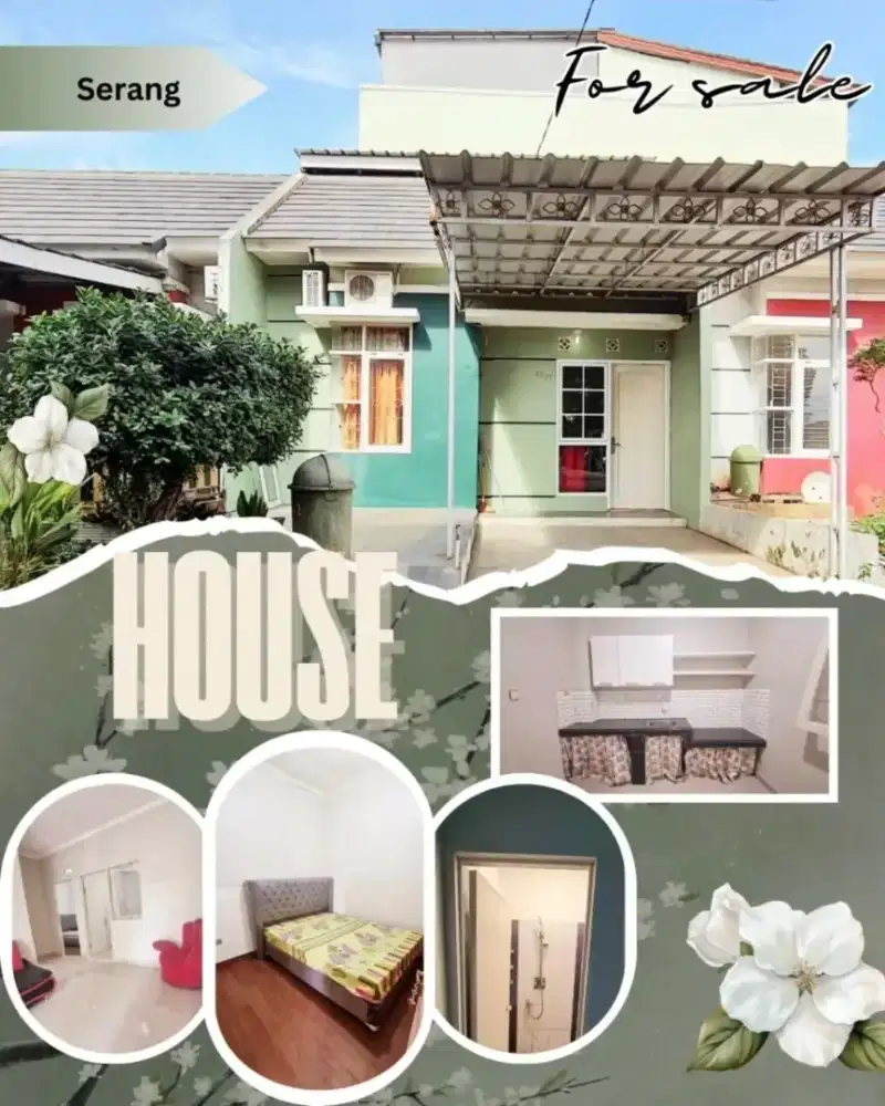 Dijual Rumah Serang City Residence siap huni lokasi Strategis