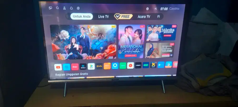 Jual TV android coocaa 32 normal fullset