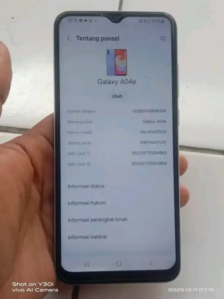 Samsung A04e Ram3/32