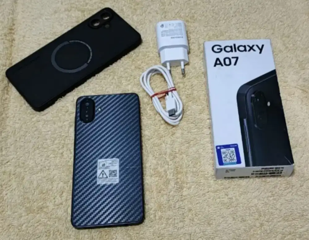 Samsung A07 6/128gb baru 3 bulan ( bisa tukar tambah  )