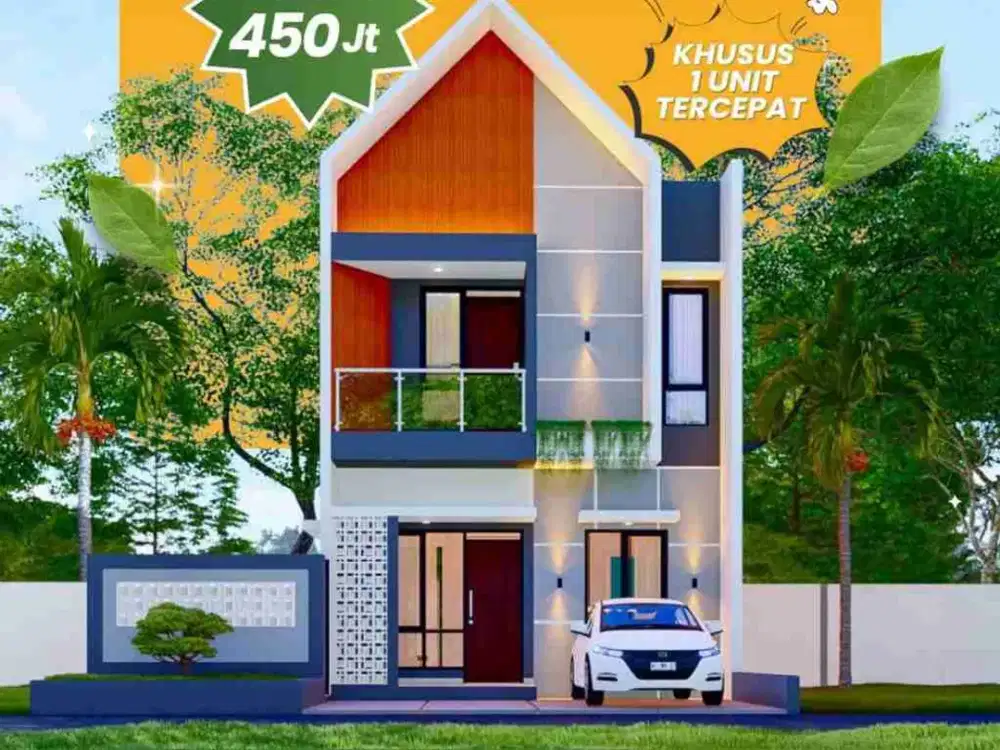 Rumah 2 Lantai Murah Strategis Dekat Tol Cileunyi, Bandung