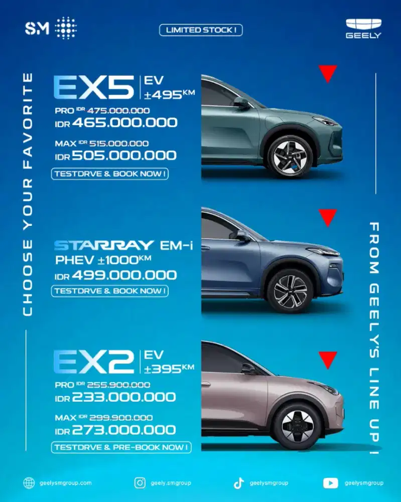 LOWONGAN SALES MOBIL GEELY SUNTER