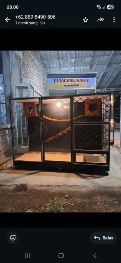 Jual kandang kucing cod