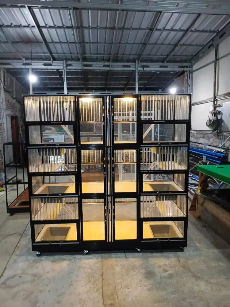 Jual kandang kucing 6 pintu