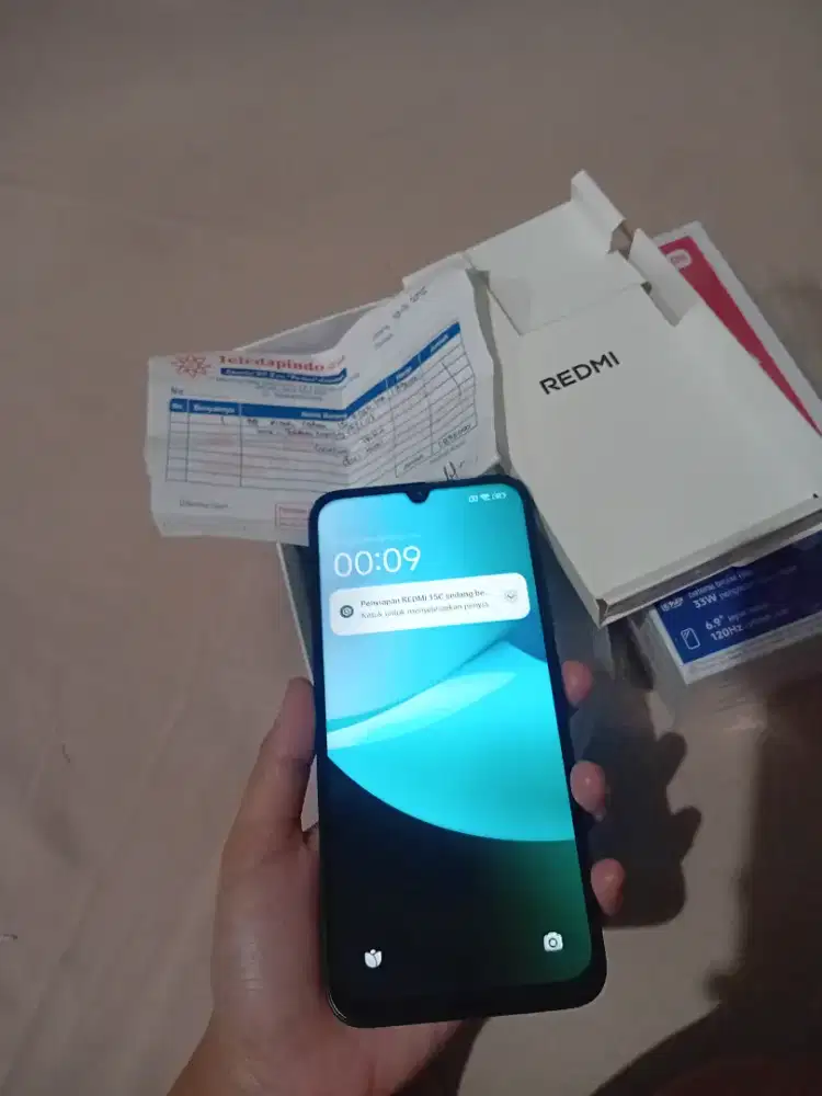 Jual redmi 15C 8/256  warna black
