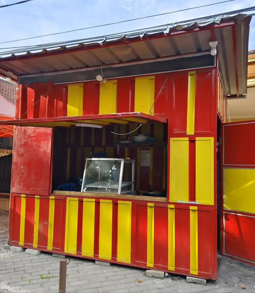 DISEWAKAN KONTENER BOOTH 3×2,5 M