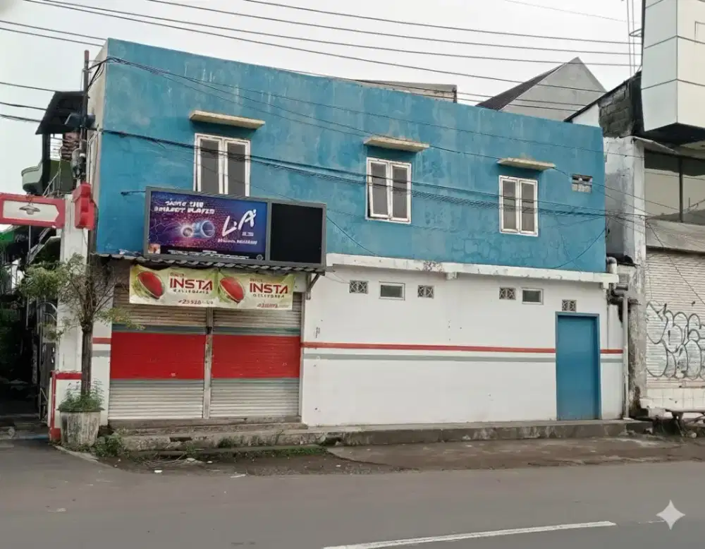 Rumah 2 lantai pinggir jalan Tidar Surabaya
