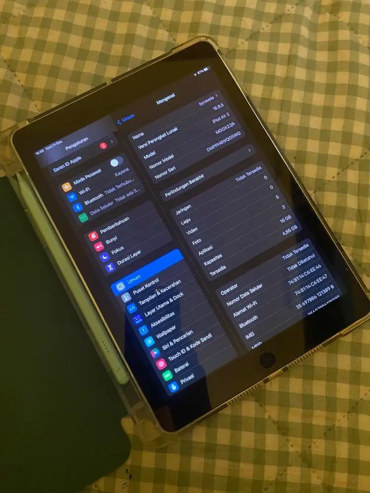 Ipad Air 2 Free Casing + Stylus Pen