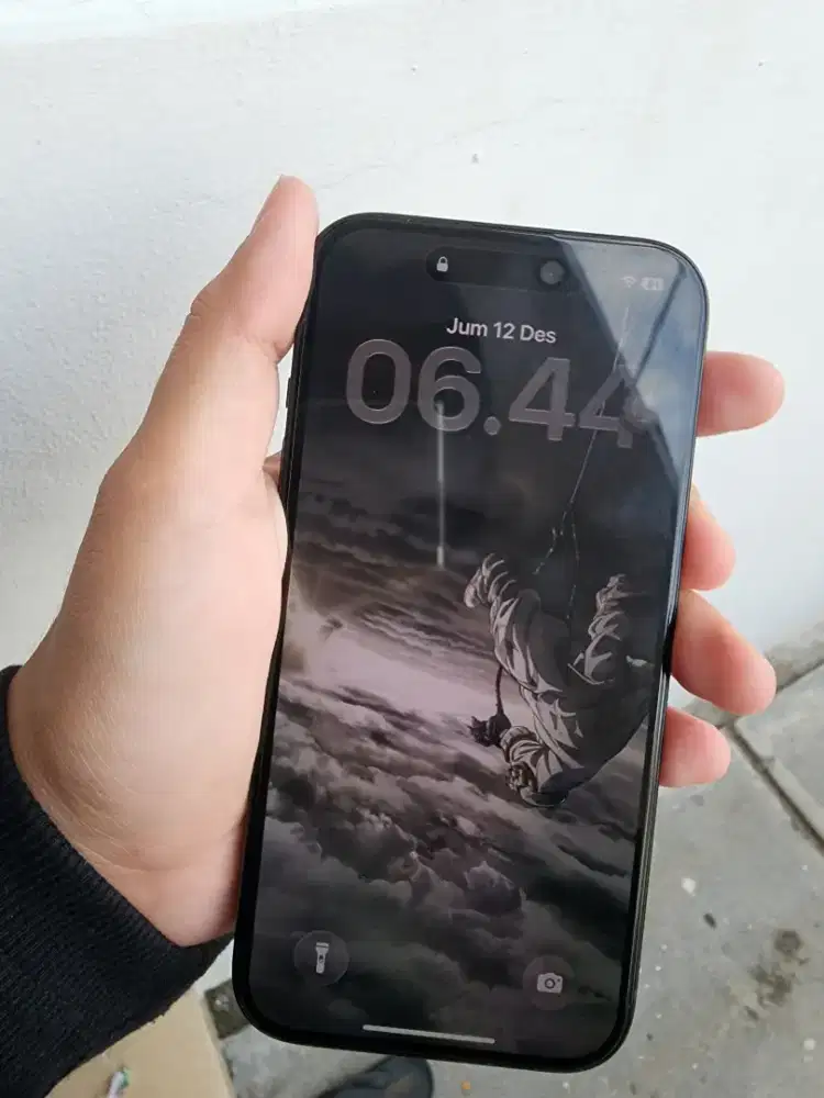 Iphone 15 Black 128gb Ex Ibox Garansi On Mulus