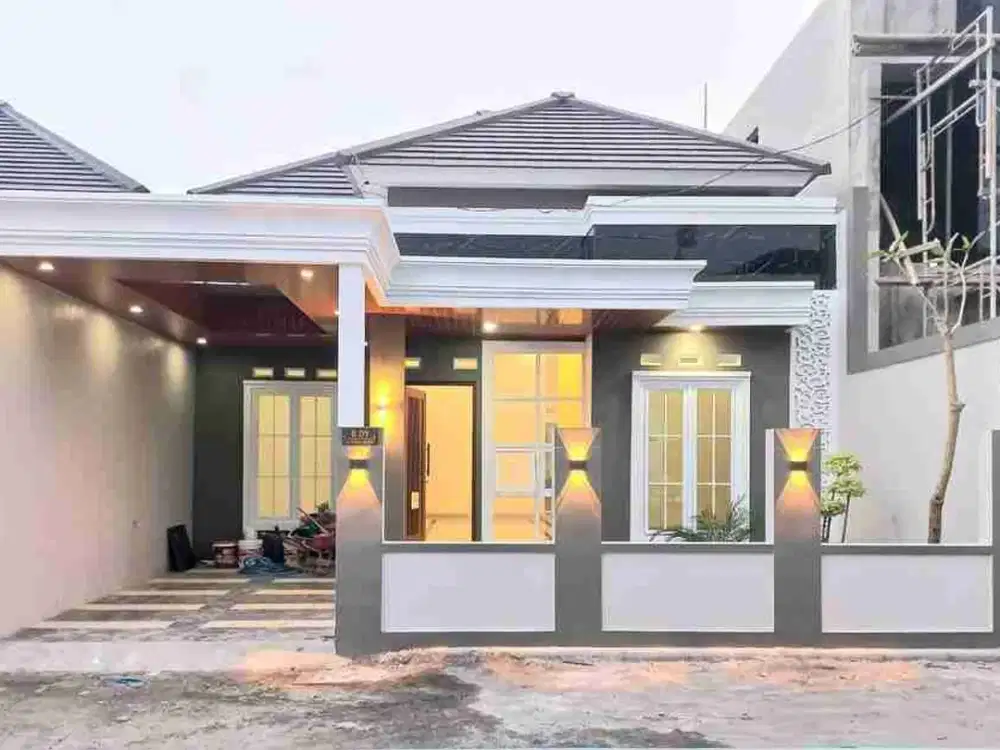 hunian custom type 80/120  siap bangun di buah batu bebas banjir