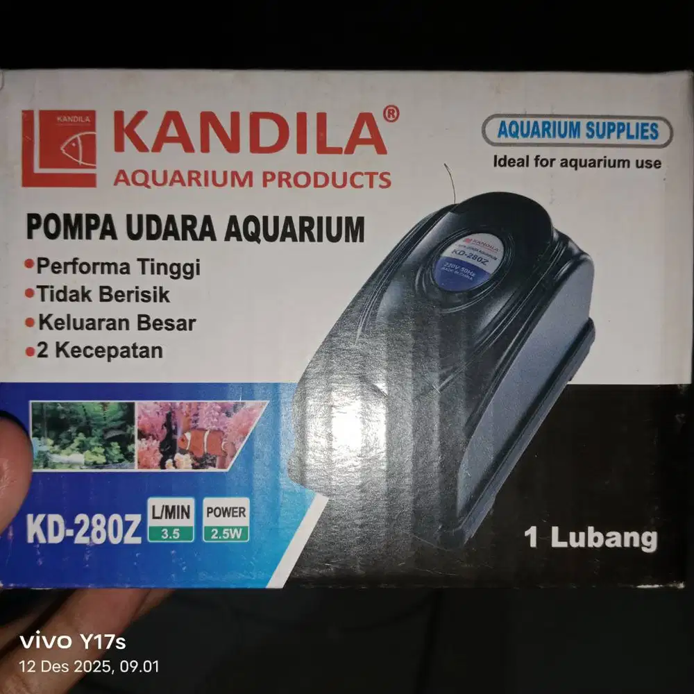 Pompa udara ikan aquarium