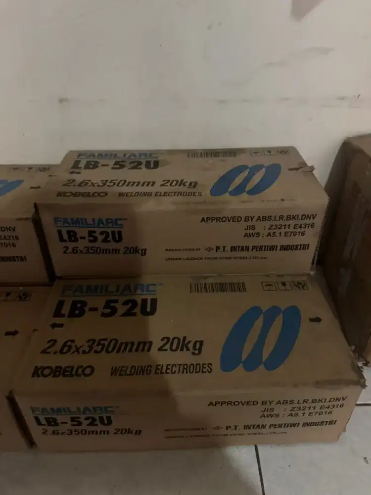 Kawat Las LB-52U KOBE STEEL 3.2MM kemasan (5kg)