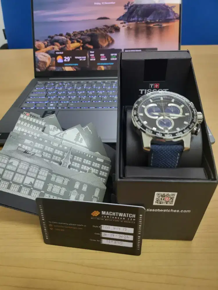 Tissot Supersport Blue mulus fullset