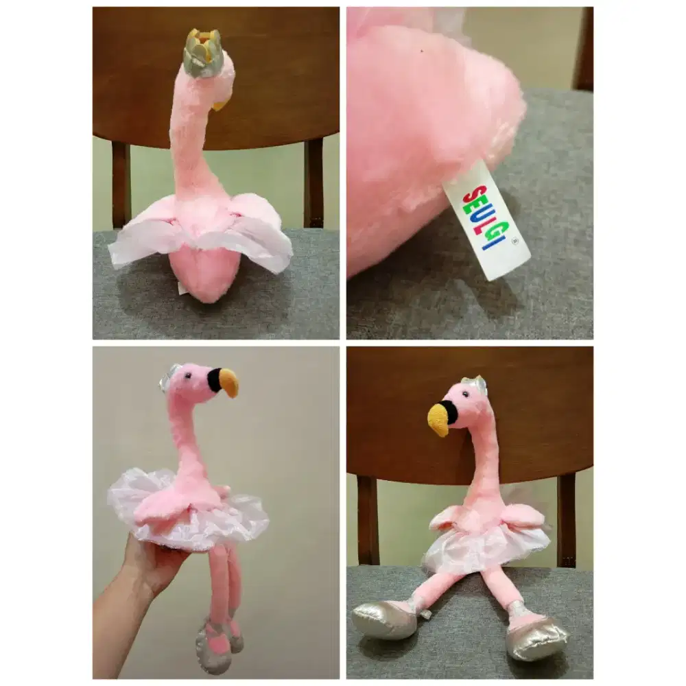 Boneka Flamingo Dance Miniso