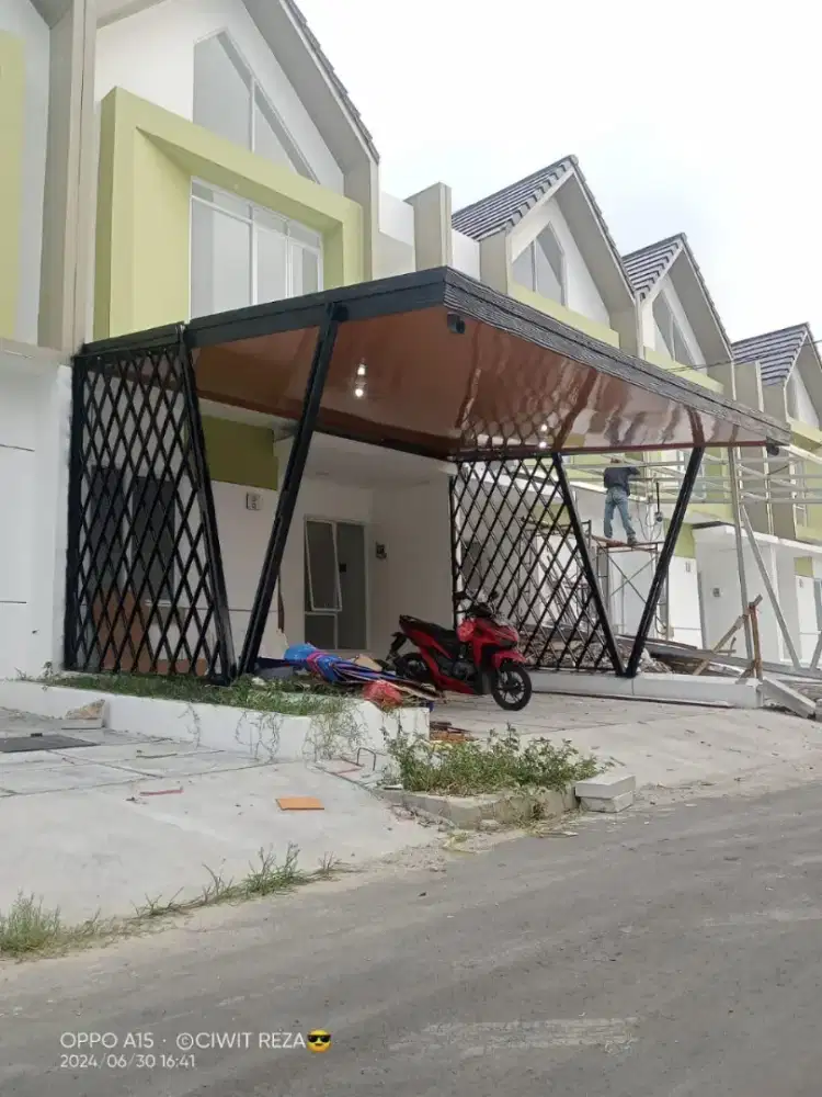 Kanopi alderon single terpasang