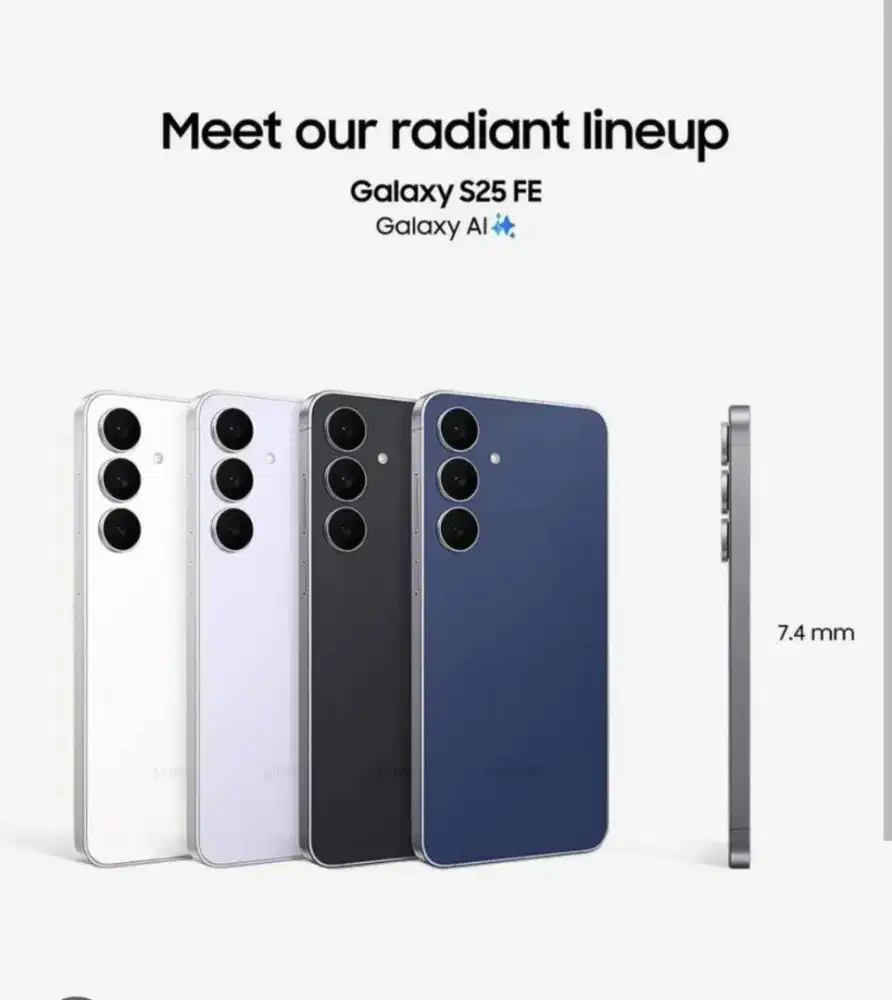 S25FE Promo Free Upgrade memori Cash & Credit