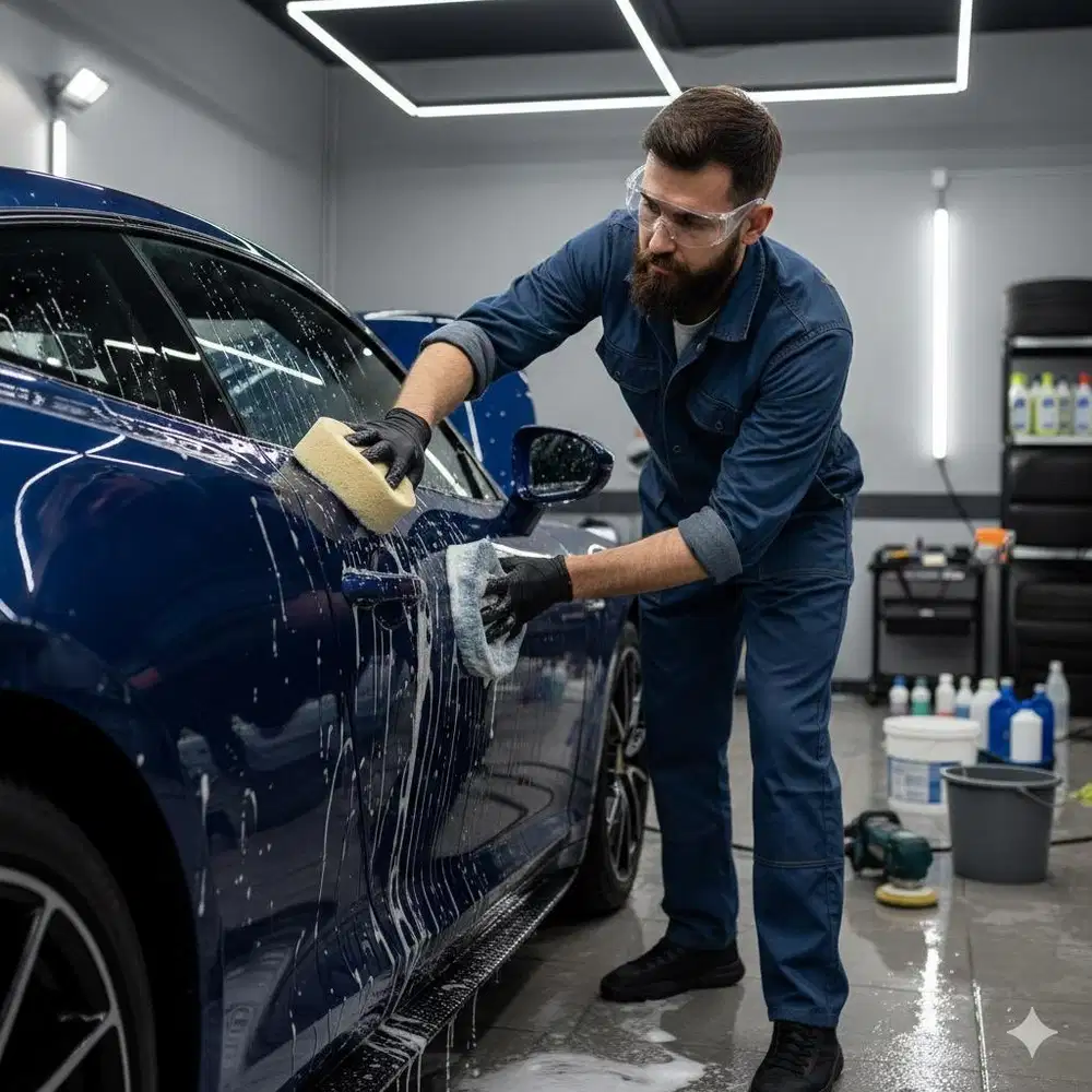 TEKNISI POLES DAN HELPER POLES SALON MOBIL