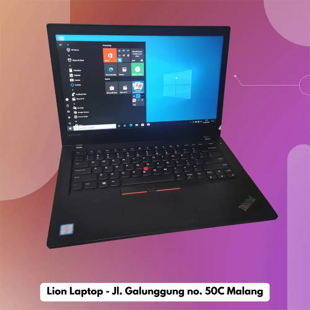 RAM 16GB Core i5 Gen7 SSD 256GB Lenovo Thinkpad T470 [12|12]