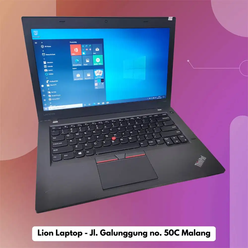 RAM 8GB Core i5 SSD 256GB Lenovo Thinkpad T460 [12|12]