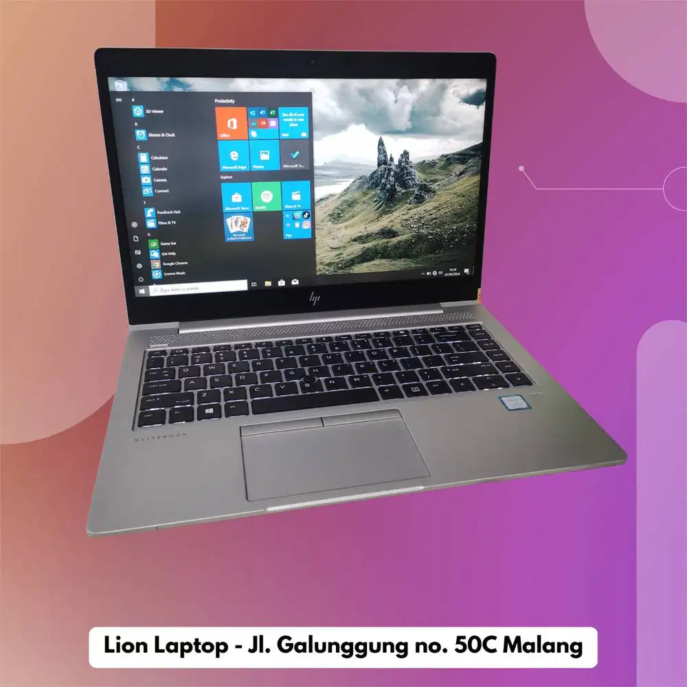 Core i5 Gen 8 RAM 8GB SSD 256GB HP Elitebook 840 G5 [12|12]