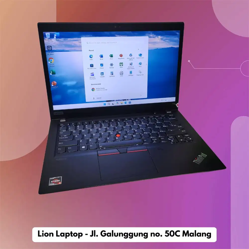 RAM 16GB Touchscreen Ryzen 5 Slim Lenovo Thinkpad T14s [12|12]