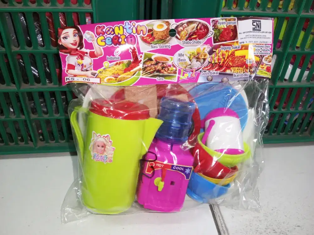 Mainan anak kantin ceria set masak
