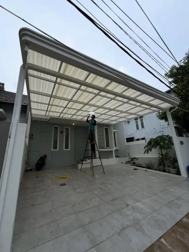 Kanopi premium terbaik bergaransi