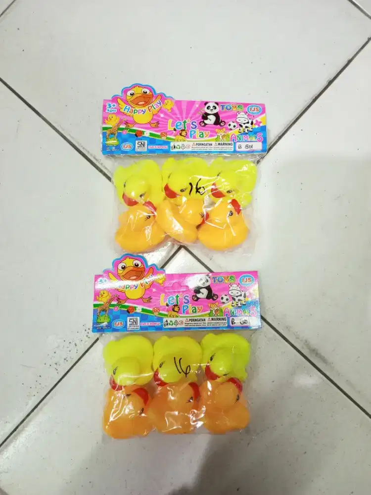 Mainan anak bebek cit cit isi 6