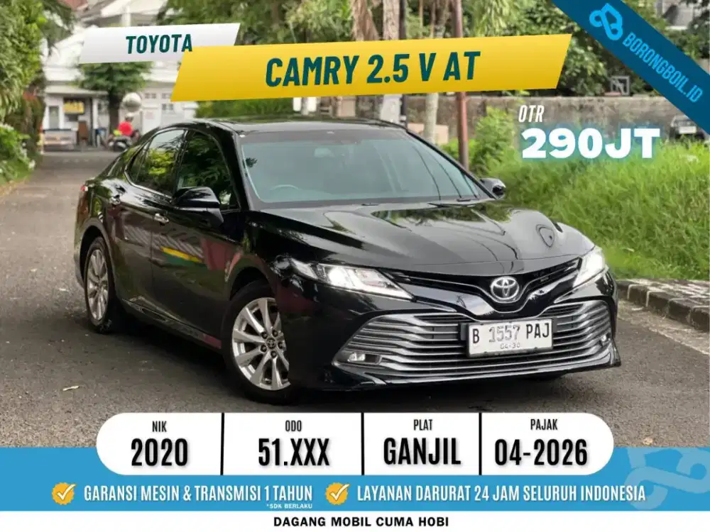 Toyota New Camry V 2.5 AT 2020 Hitam
