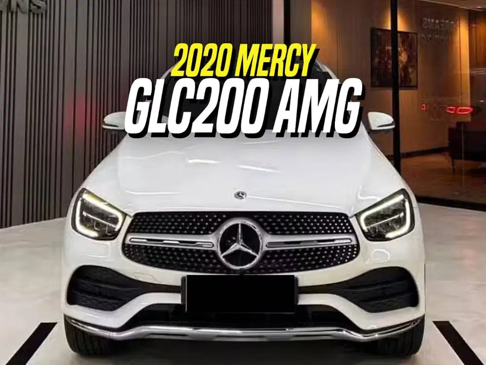 Mercedes Benz GLC200 AMG 2020 Facelift White on Black Putih Mercy GLC