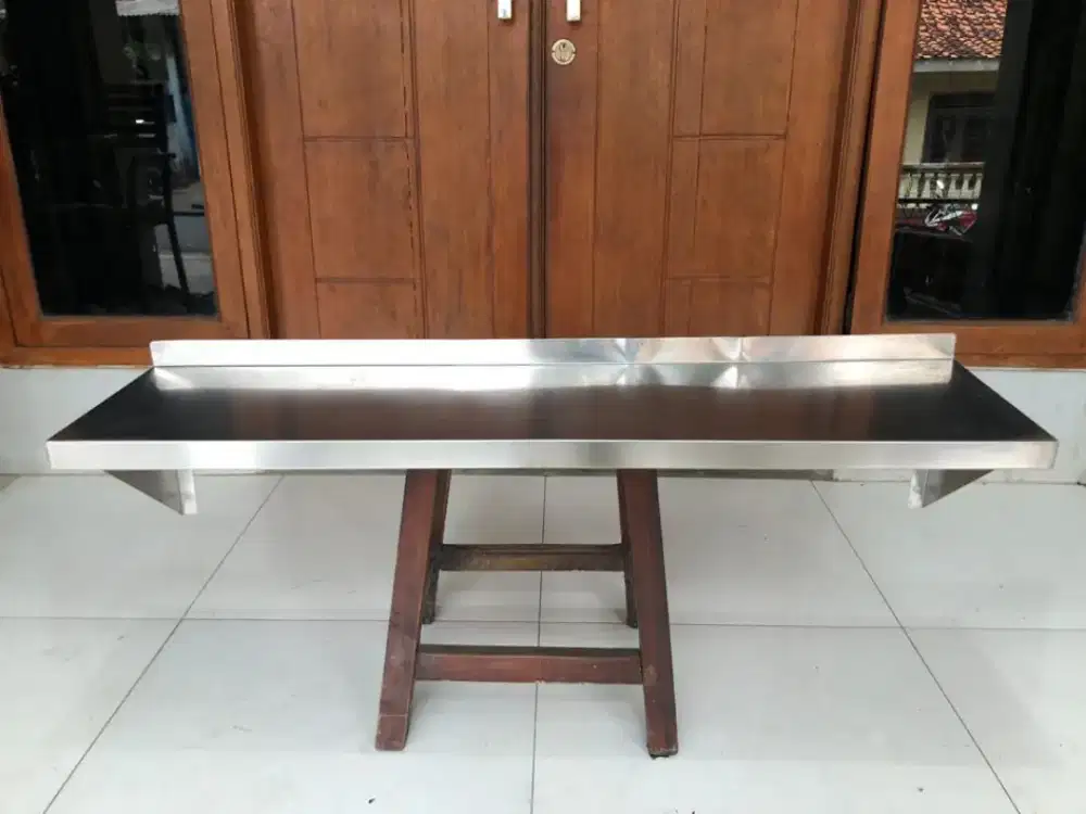 Wall Shelves Stainless - Ambalan - Hambalan Dinding - Rak Dinding WS