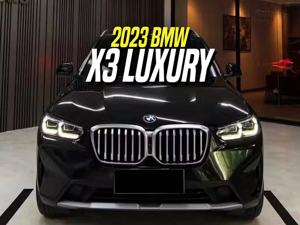 BMW X3 Luxury sDrive20i 2023 Facelift Black on Brown Hitam sDrive