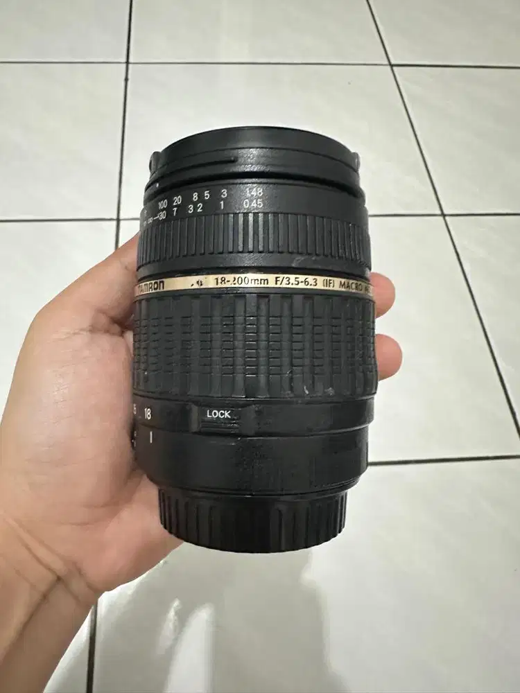Lensa tamron 18 200 for canon