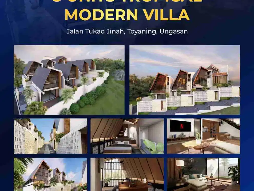 open villa inden 8 unit Kawasan toyaning 1 Ungasan Kuta Selatan Badung Bali