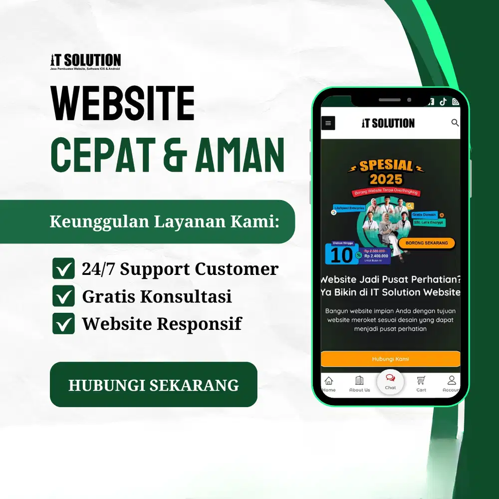 Pembuatan Website Custom Cepat dan Aman