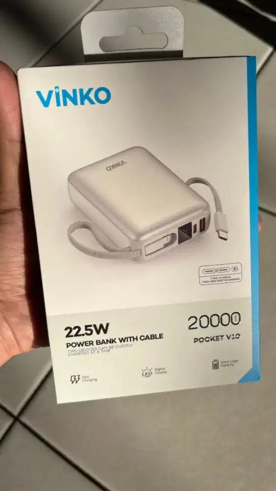 Powerbank Vinko 20.000 mah Original
