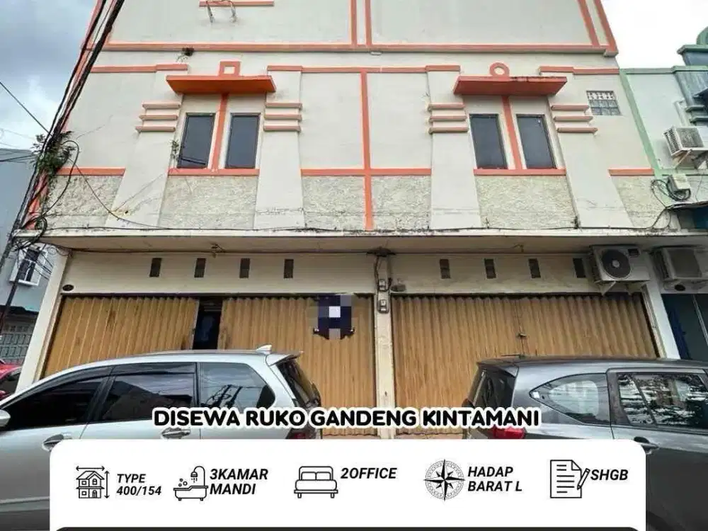 Disewakan Ruko Gandeng Kintamani batam