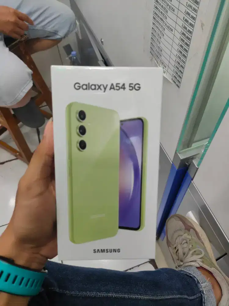Samsung a54 5g 8/256 barang baru  segel garansi resmi