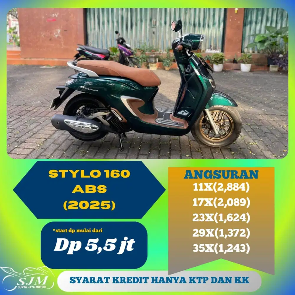 HONDA STYLO ABS 160 2025 CASH & KREDIT